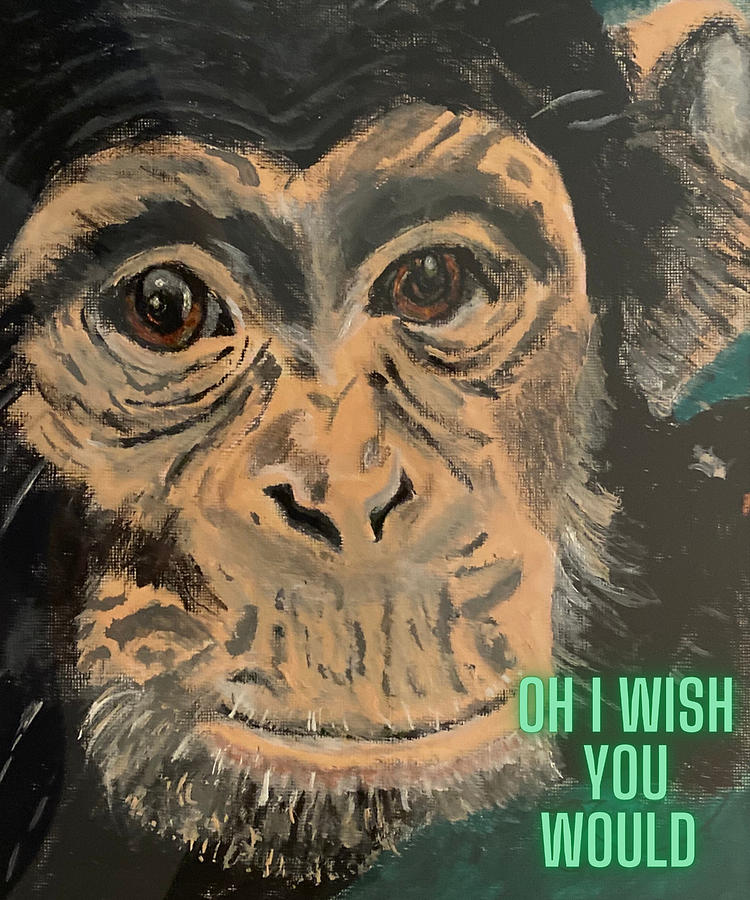 Oh I Wish You Would Painting by Melody Fowler