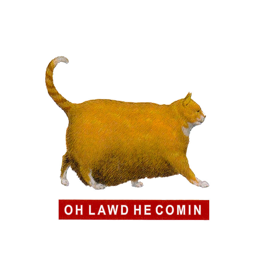 Oh Lawd He Comin Chonk Chart Meme Poster cool Painting by Patel Mason ...