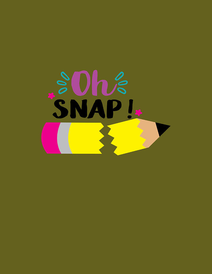 Book Drawing - Oh Snap by Anh Nguyen