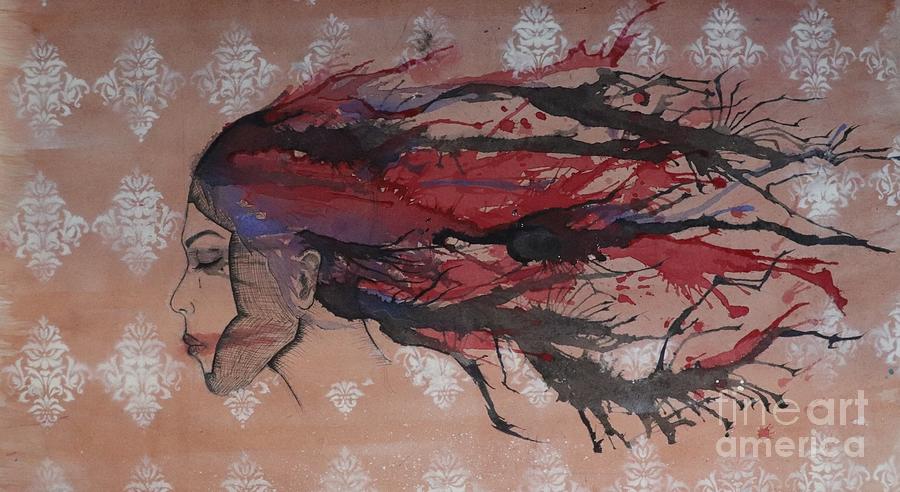 Her Painting - OHA by Slavsky Her Painting - OHA by Slavsky