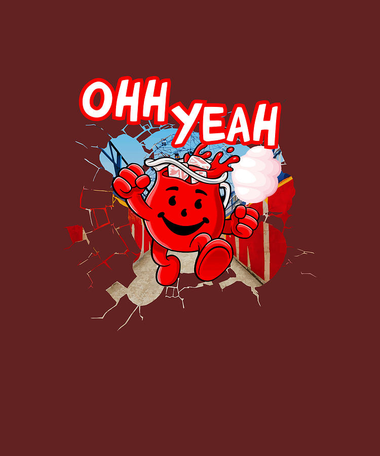 Ohh Yeah Kool Aid Man funny Tapestry - Textile by Evans Morgan - Fine ...