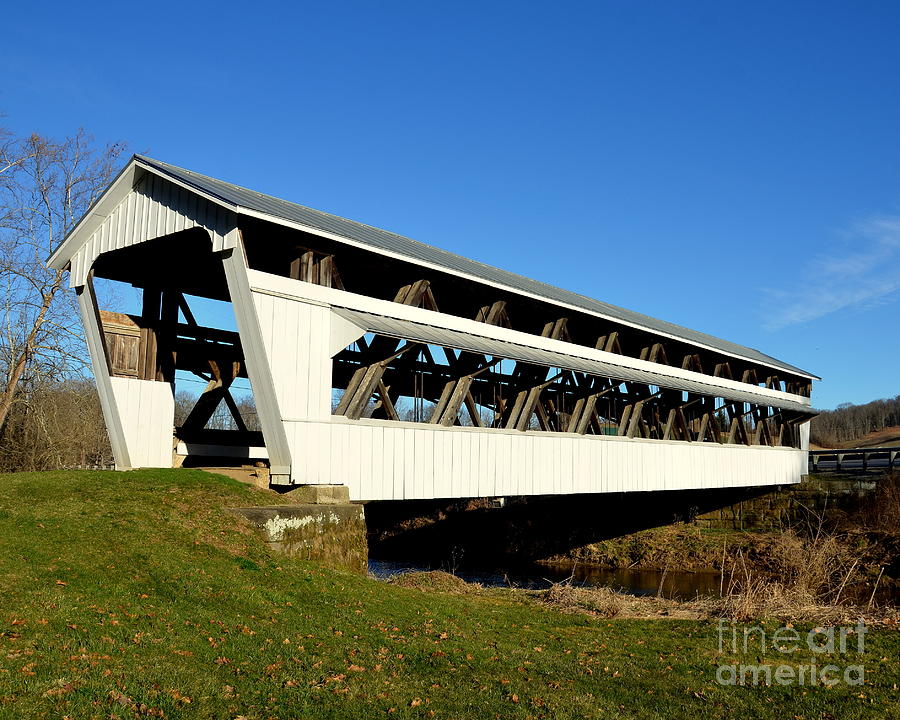 Ohio Covered Bridge Photograph by Tru Waters