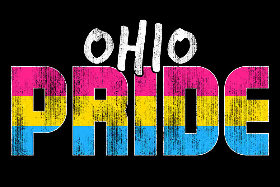 Ohio Pride Pansexual Flag Digital Art by Patrick Hiller Pixels