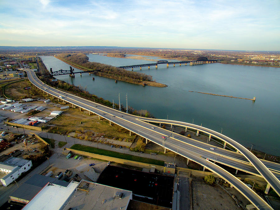 Ohio River West Photograph by Don E Yeoman - Fine Art America