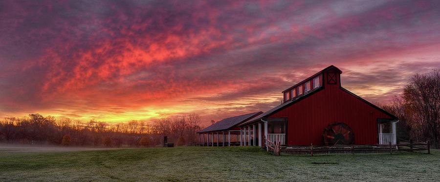 Ohio Sunrise Mug Photograph by Jeff Burcher