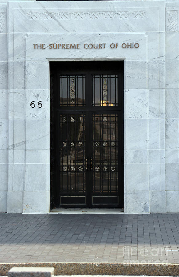 Ohio Supreme Court Doors 7992 Photograph by Jack Schultz