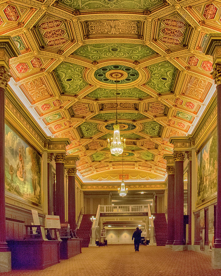 Ohio Theatre Lobby - Playhouse Square - Cleveland, Ohio Photograph by Mitch Spence