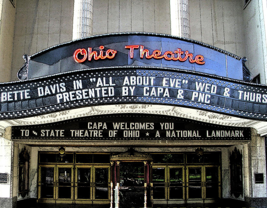 Ohio Theatre Photograph by Totally WICKED District Ohio Theatre Photograph by Totally WICKED District