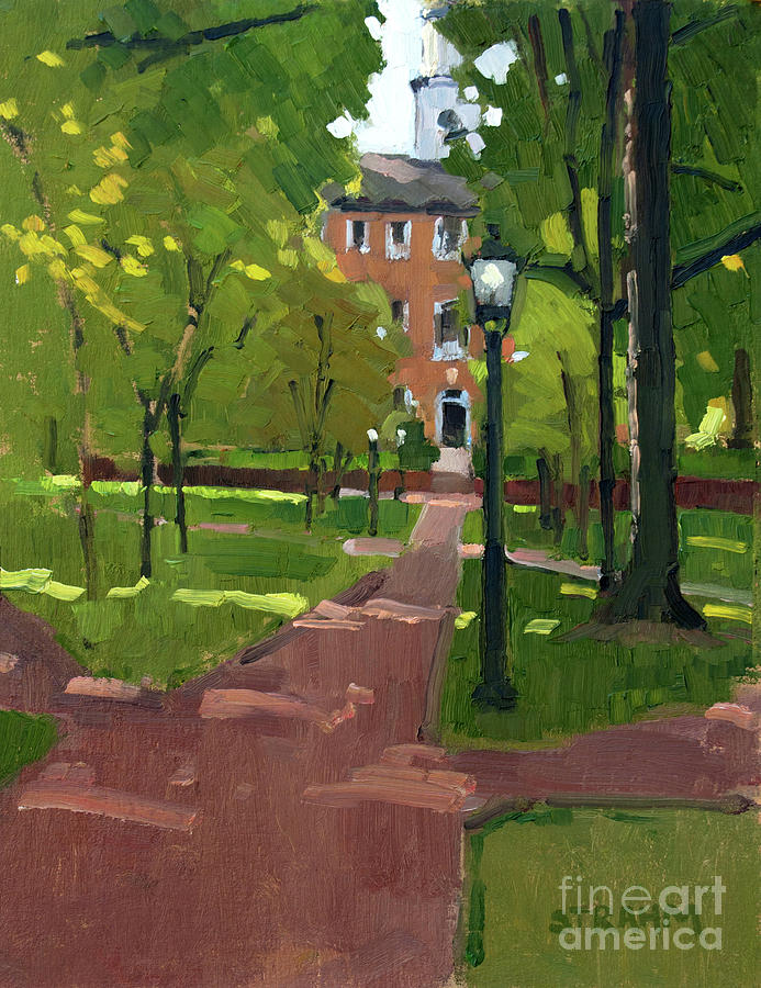 Ohio University, Athens Painting by Paul Strahm