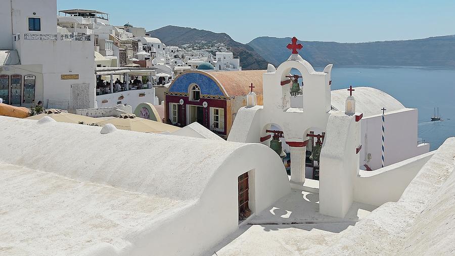 Oia View Photograph by Kostas Petrakos Oia View Photograph by Kostas Petrakos