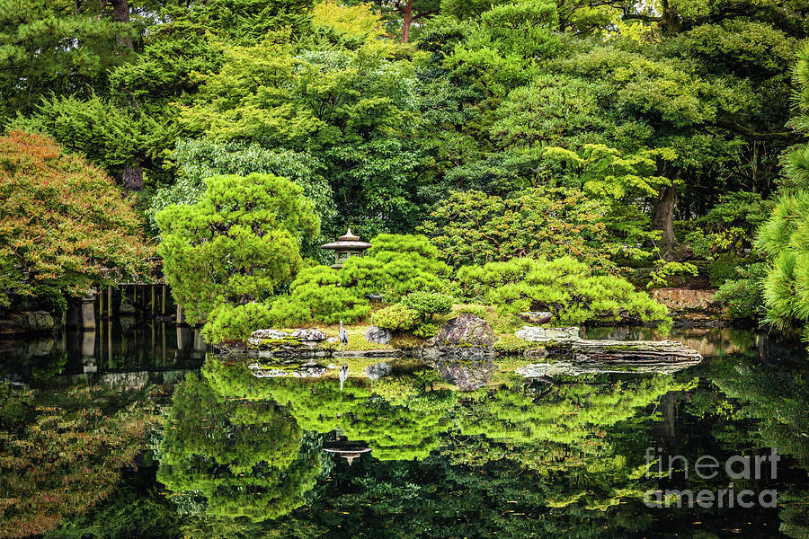 Oike Niwa garden, Kyoto Photograph by Lyl Dil Creations