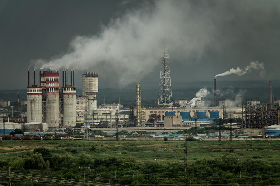 Oil and gas refinery plant Photograph by Mikhail Kokhanchikov