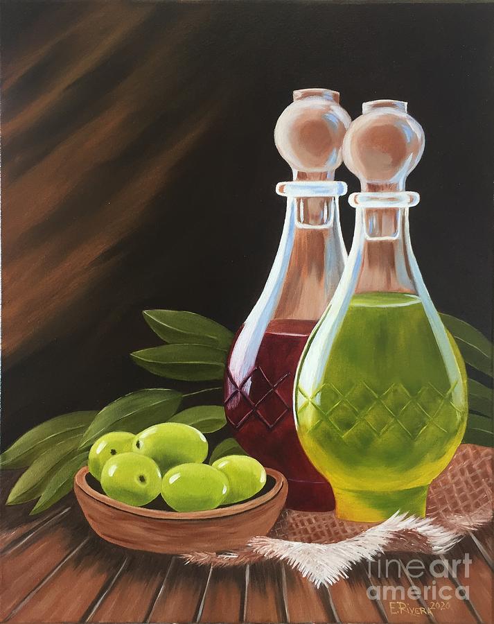 Oil and Vinegar Painting by Edwin Rivera