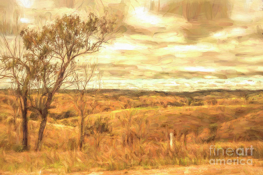 Oil country Painting by Jorgo Photography