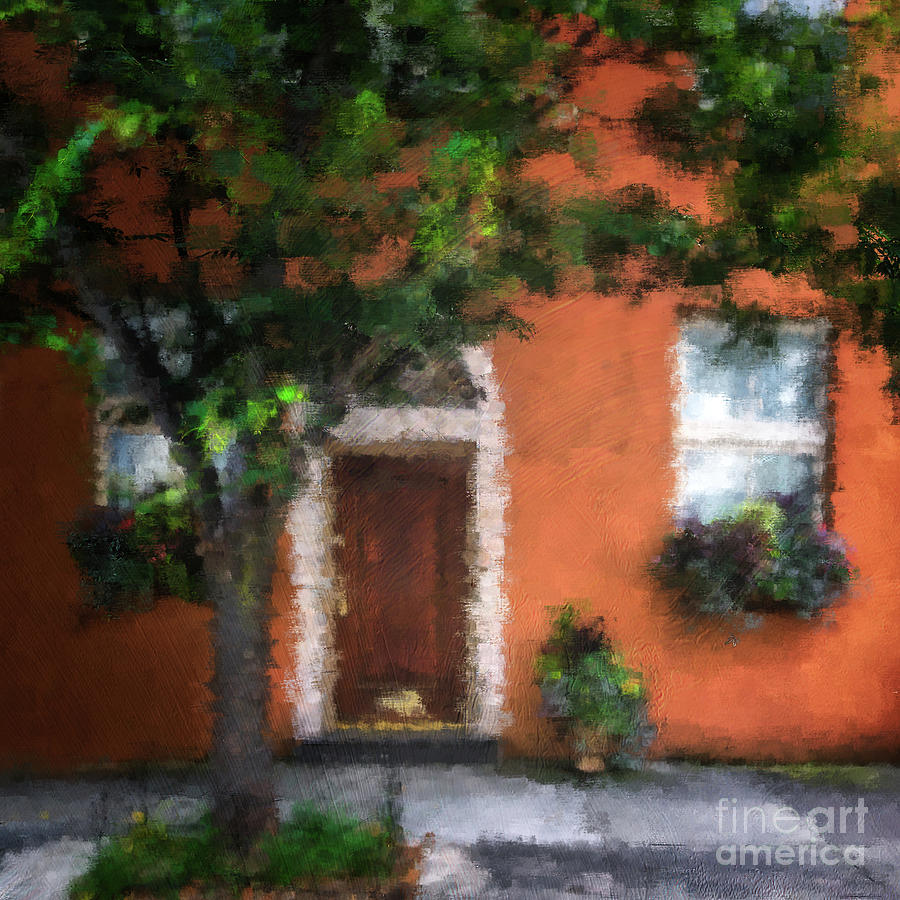 Oil Paint Philly Doorway winner Photograph by Howard Roberts