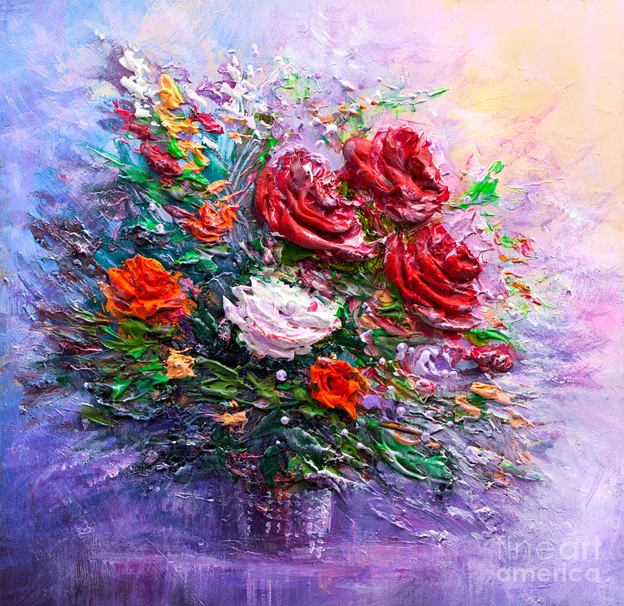 Oil painting Bouquet N1