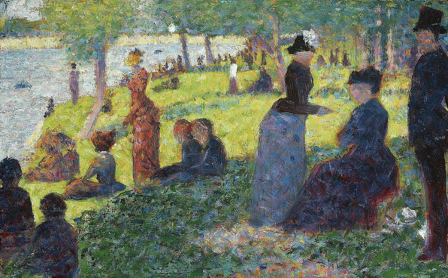 Oil Sketch for 'La Grande Jatte'. Georges Seurat, French, 1859-1891 ...