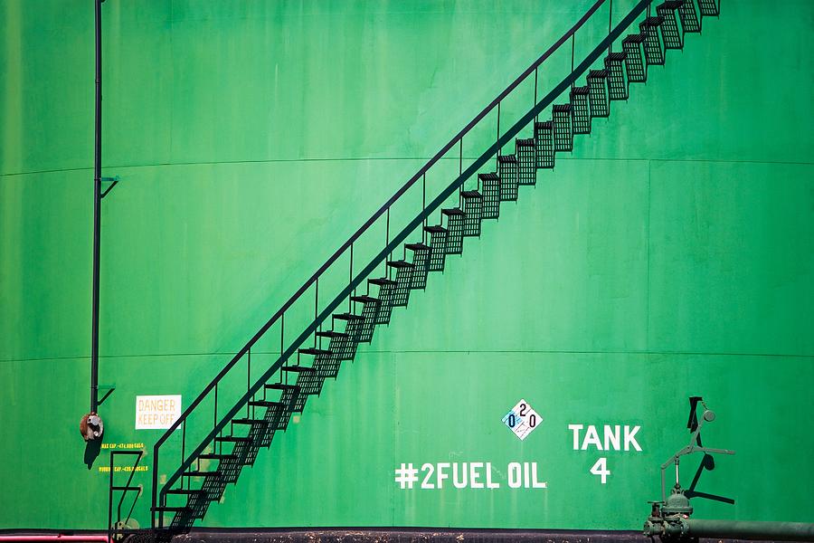 Oil tank Photograph by Image Source