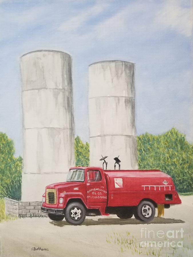Oil Truck Painting by Stacy C Bottoms