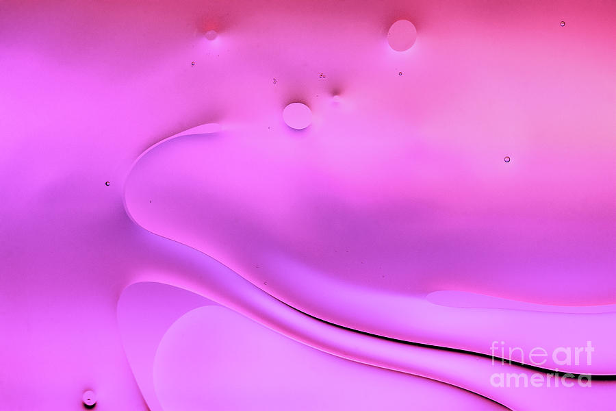 Pastel Purplr Magenta Colored Soft Abstract Photograph by Nilesh Bhange