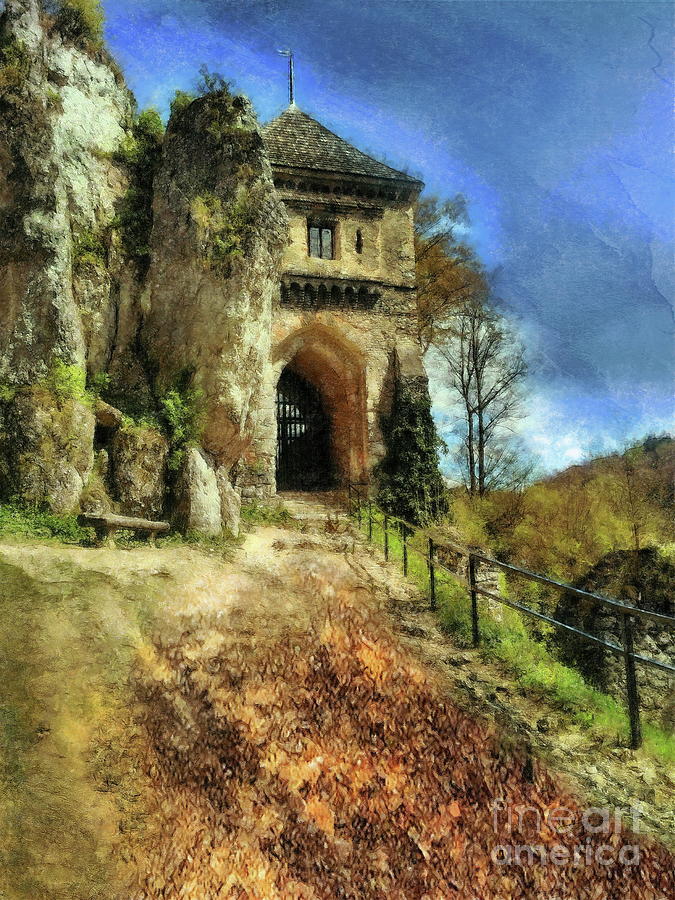 Ojcow Castle Gatehouse, Poland Digital Art by Jerzy Czyz