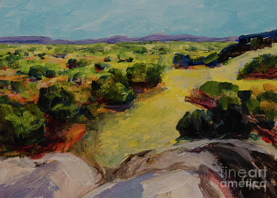 Ojo Caliente Painting by Cheryl McClure
