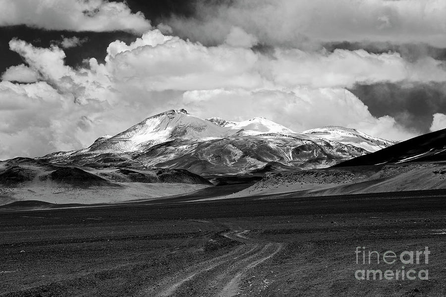 Ojos Del Salado Black And White Chile Photograph By James Brunker Pixels