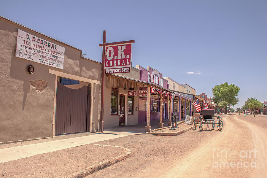 O.K. corral Tombstone Arizona Photograph by Darrell Foster