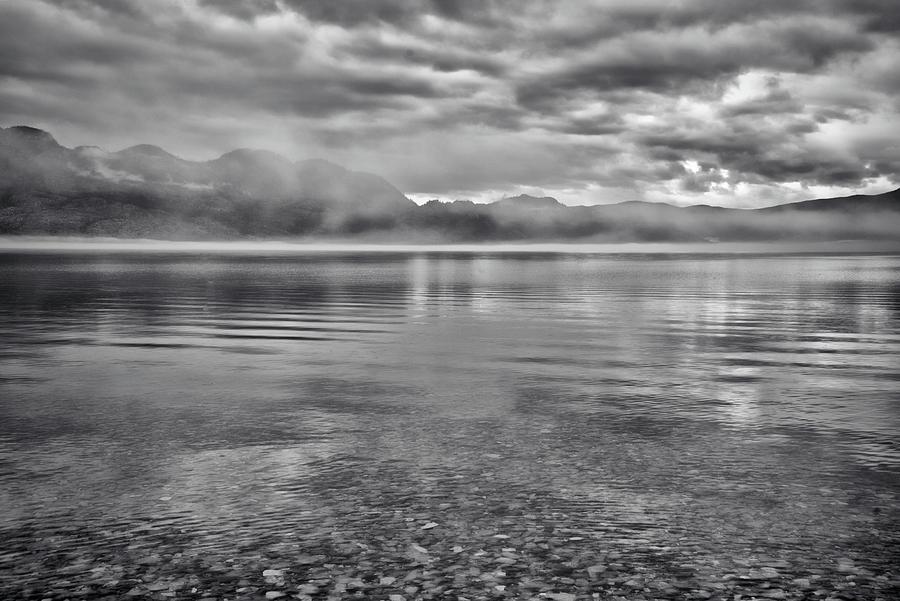 Okanagan Mountain Provincial Park Black and White Photograph by Allan Van Gasbeck