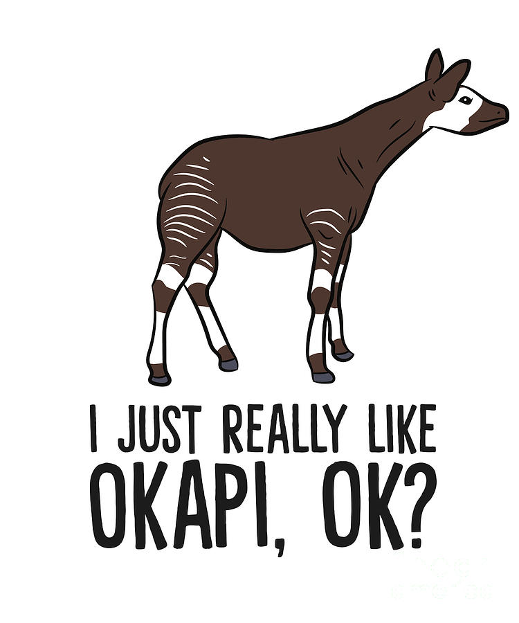 Okapi Lover I Just Really Like Okapis by EQ Designs