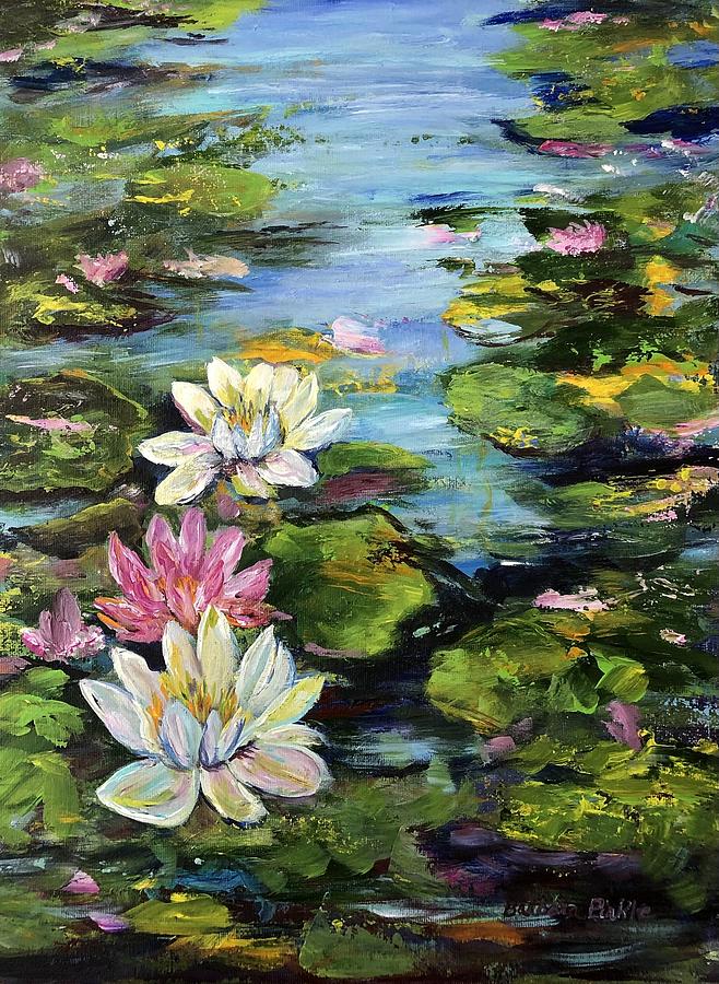 Okefenokee Water Lilies Painting By Barbara Pirkle Fine Art America