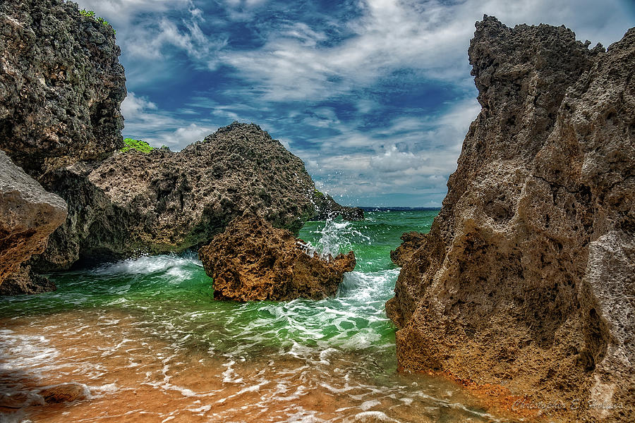 Okinawa Coast Photograph by Christopher Holmes