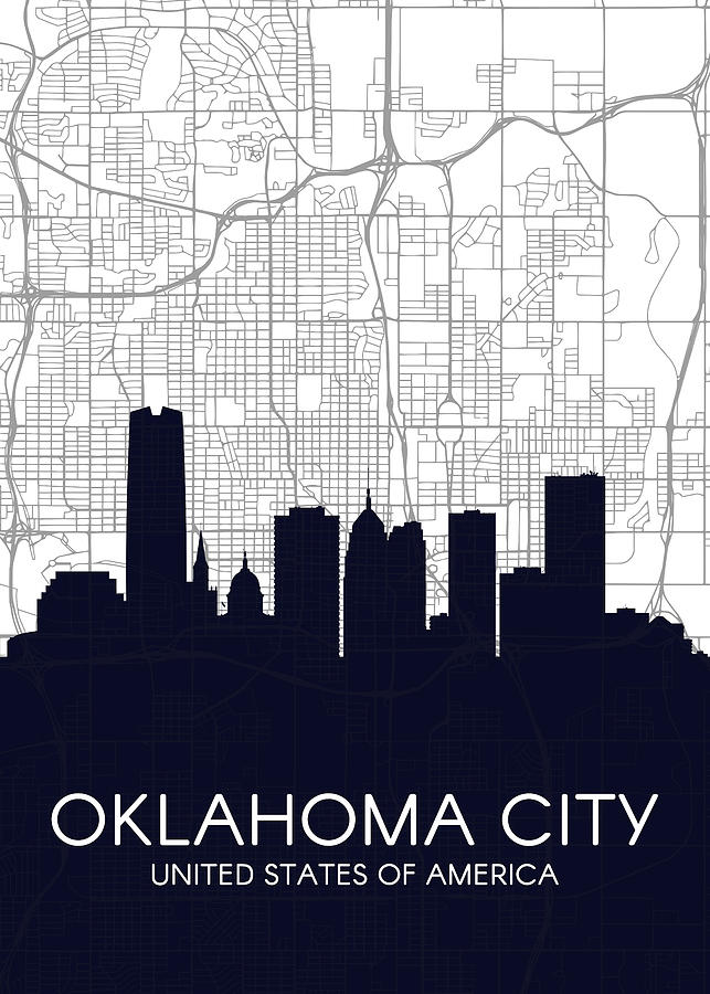 Oklahoma City USA Digital Art by Gambrel Temple - Fine Art America