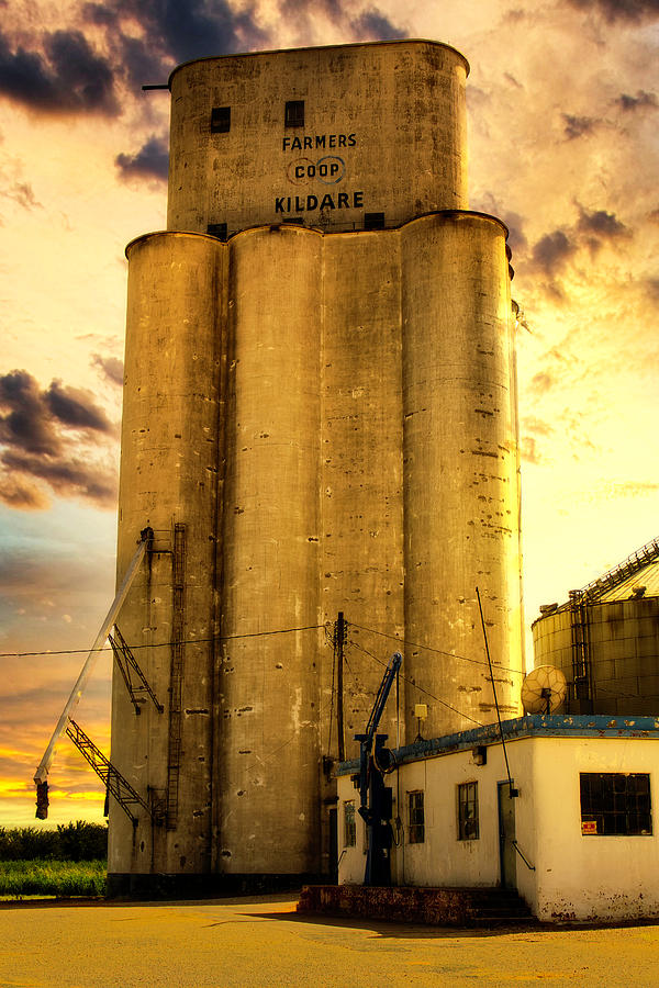 Oklahoma Grain Elevator Photograph by Ann Powell Fine Art America