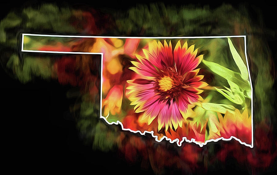 Oklahoma Indian Blanket Digital Art by JC Findley