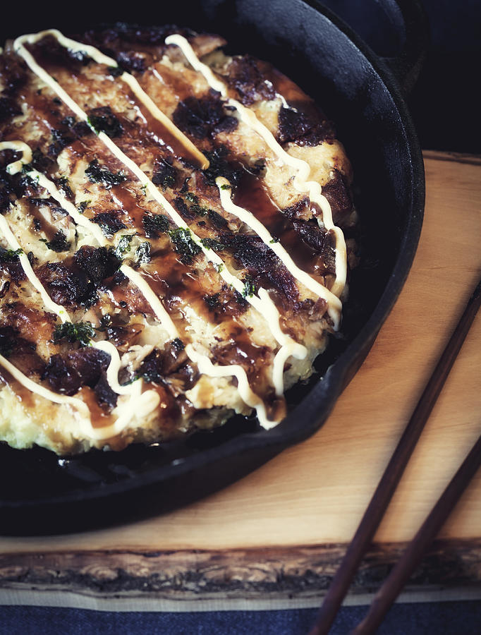 Okonomiyaki Photograph by Cpjanes