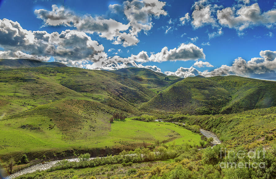 Nature Photograph -  Ola Valley And Squaw Creek View by Robert Bales