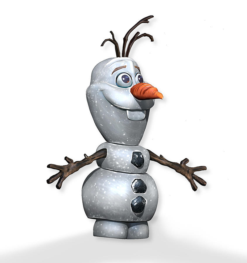 Olaf Digital Art by Kelly Johnson - Fine Art America