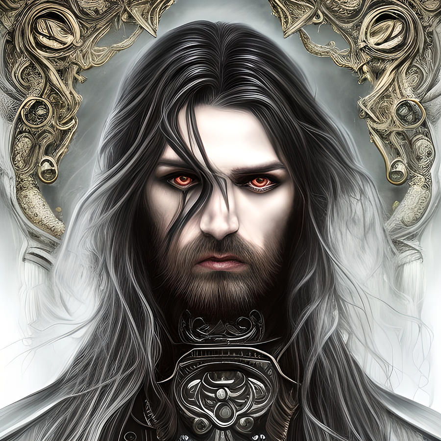 Olander the Gothic Medieval Knight of Mythical Lore Digital Art by ...