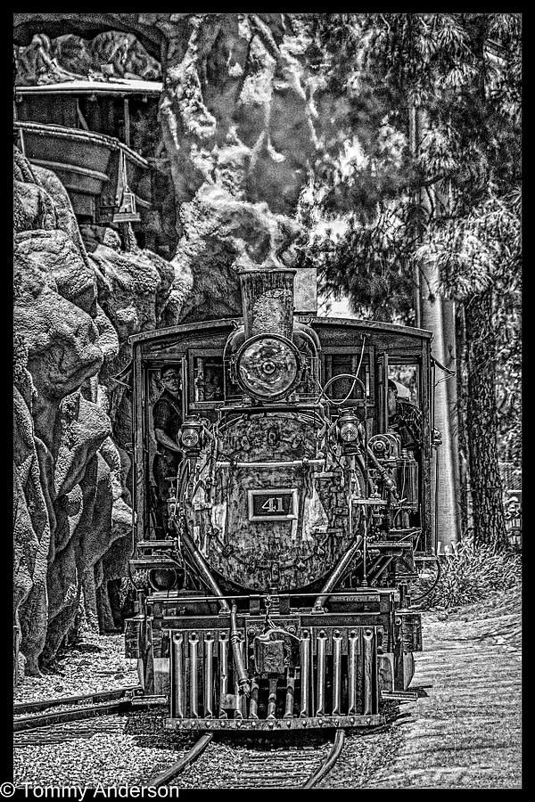 Train Photograph - Old 41 2 by Tommy Anderson