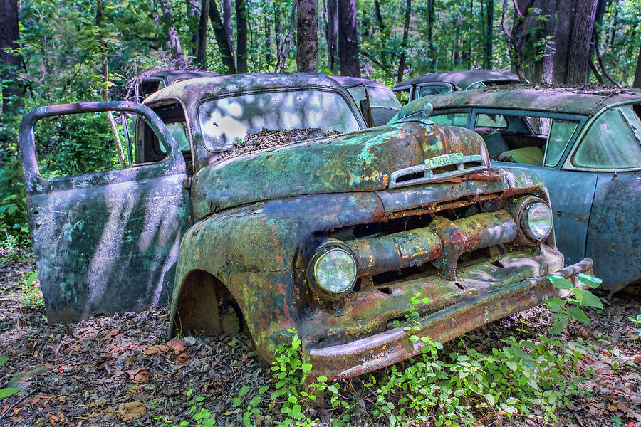 Old abandoned Ford Truck Photograph by Jim Schwabel - Pixels