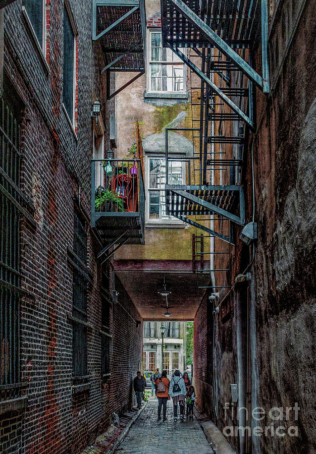Old Alley Photograph by Nick Zelinsky Jr