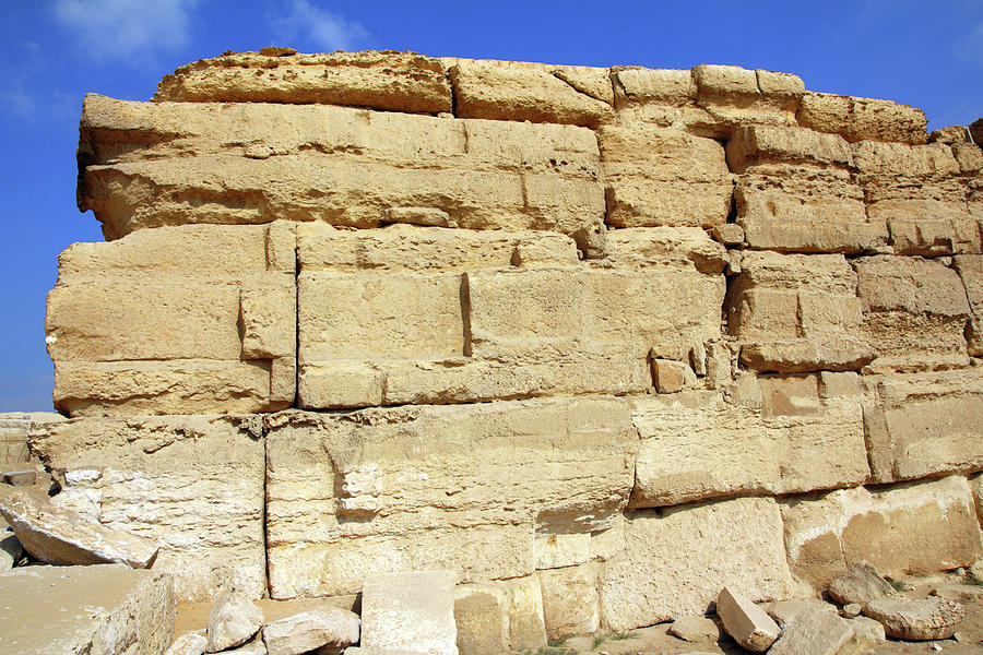 Old Ancient Wall Of Sandstone Photograph by Mikhail Kokhanchikov