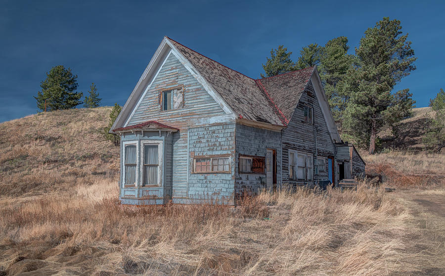 Old and Abandoned in Colorado Photograph by Marcy Wielfaert