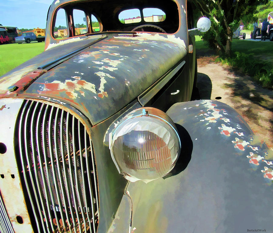 Old and Worn Out Car Photograph by Roberta Byram