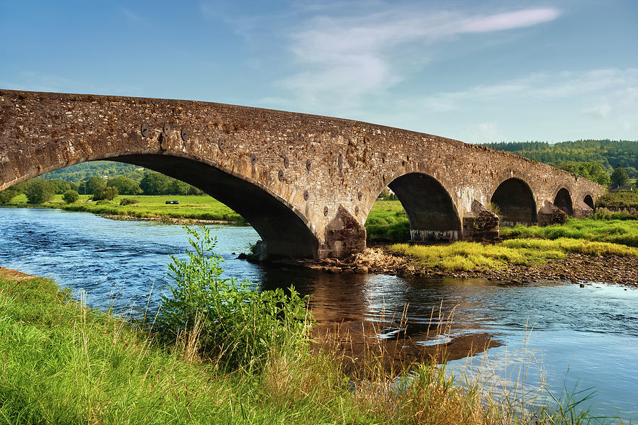 Old Arch Bridge On Suir River In Ireland Photograph by Artur Bogacki