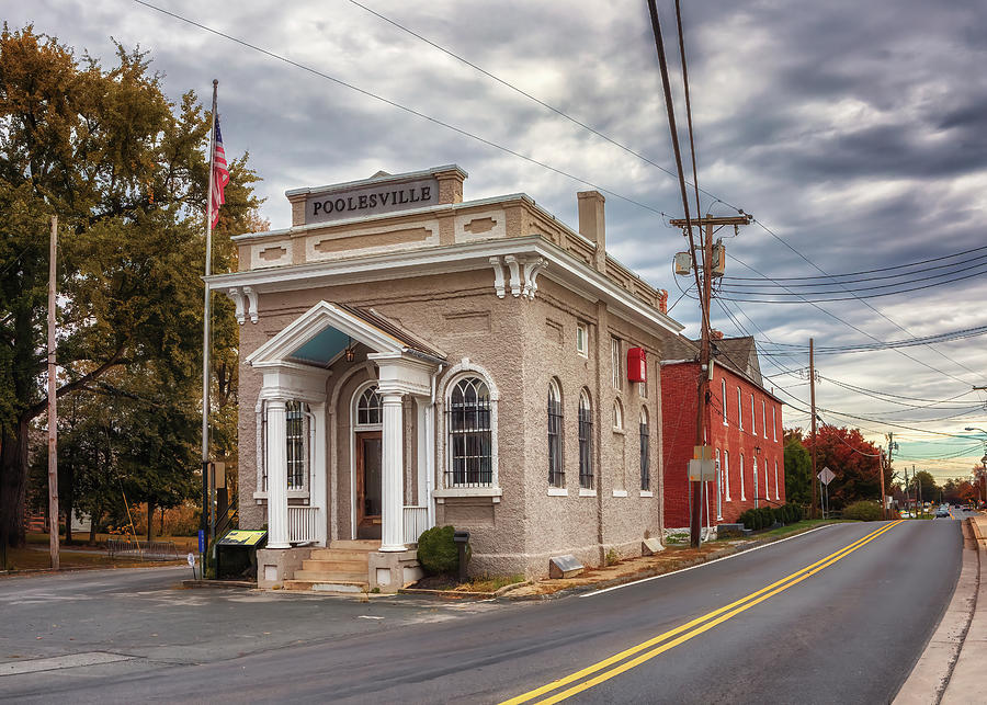 Old Bank of Poolesville Photograph by Susan Rissi Tregoning