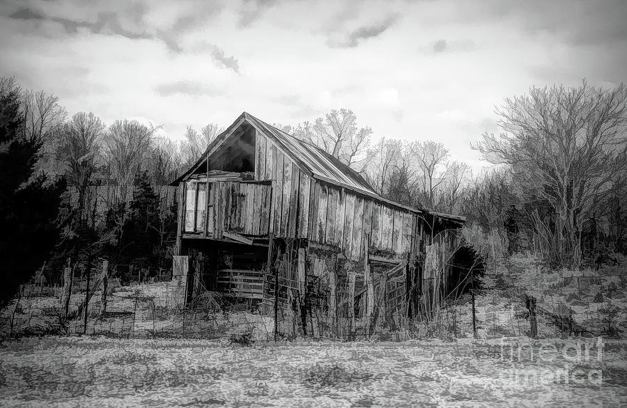 Old Barn Along The Road Photograph by Kerri Farley