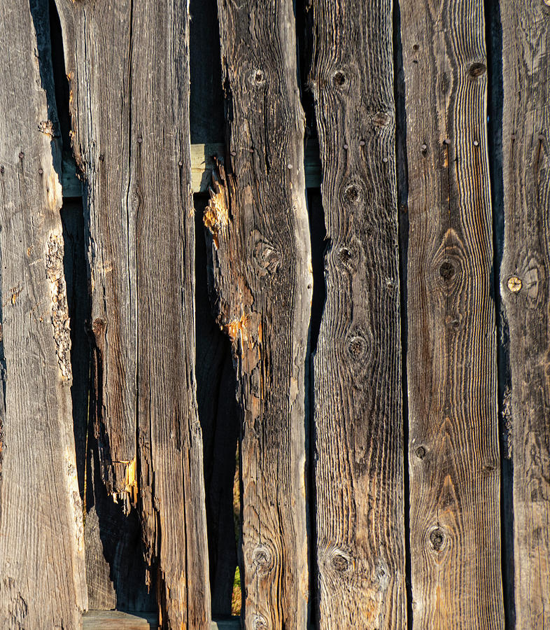 Pattern Photograph - Old Barn Boards by Phil And Karen Rispin