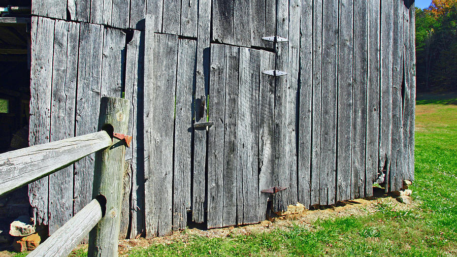Old Barn Door 2 Photograph by The James Roney Collection